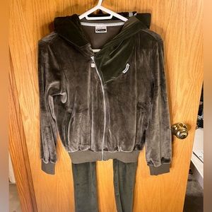 Freddy Green Velvet Matching Set WR UP XS